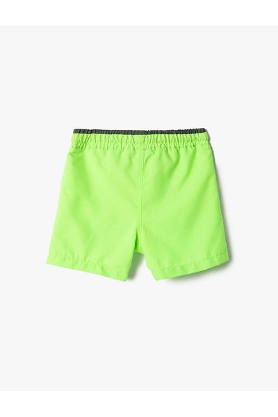 Koton Swimsuit Printed Tie Waist