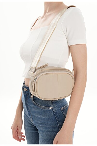 WITH-W Wıth-w Ayarlanabilir Kolon Askılı Cepli Model Mini Çapraz Çanta Jina