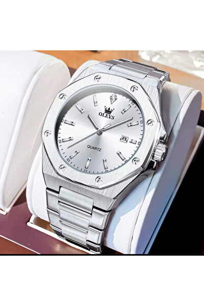 OLEVS LÜX HUBLOT MODEL ÇELİK KOL SAATİ YENİ  MODEL 4