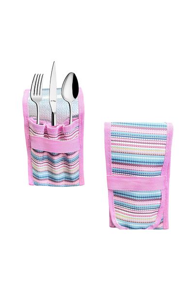 NS reliable Washable Cutlery Organizer for Camping – Multi-Compartment Compact Outdoor Kitchen Organizer