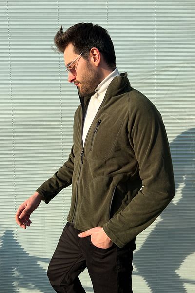 ModaPlaza Ανδρικός γιακάς με φερμουάρ Sweat 6050