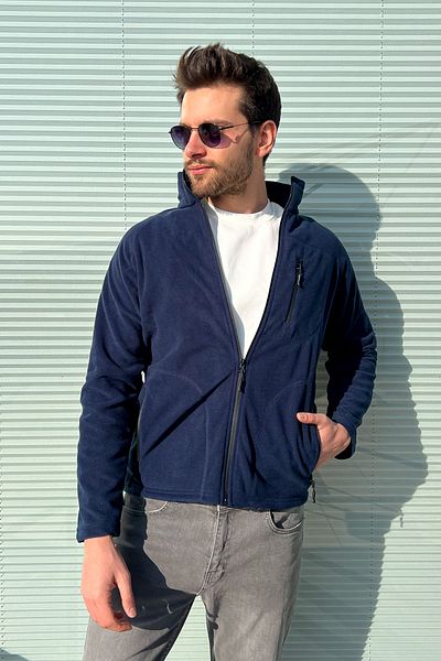 ModaPlaza Ανδρικός γιακάς με φερμουάρ Sweat 6050