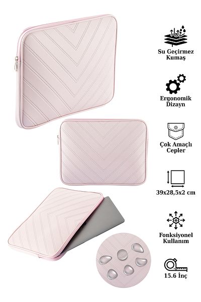 NS reliable Shock-Proof Laptop Bag Compatible with Ns MacBook Air/Pro 15.6 Inch - Water Resistant Design
