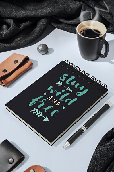 My Mia Art Stay Wild & Free Тверда обкладинка Блокнот зі спіраллю, 12x17 см