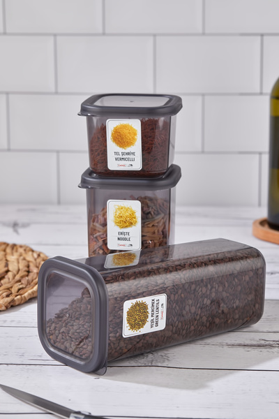 Home Elvis 40 Pieces of 80 Pieces Storage Containers for Food and Pulses 8X(1.10-1.70 Lt)12X(0.5 Lt)10X(350ml)2X(3.2Lt)