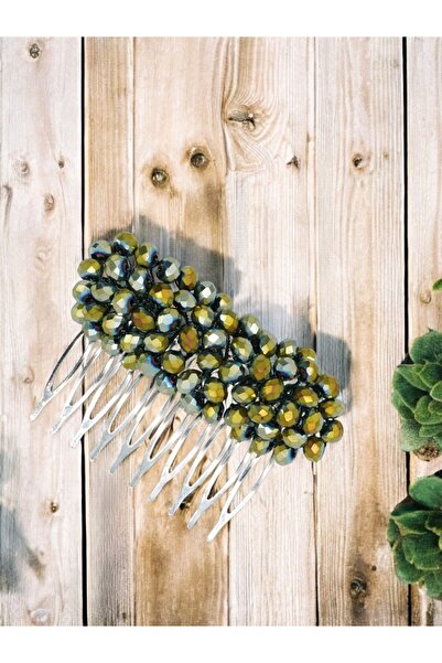 gelinmz Stylish Crystal Comb for Engagement and Birth - 6X2 Cm, Color Alternative