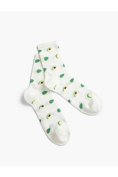Koton Avocado Patterned Socks