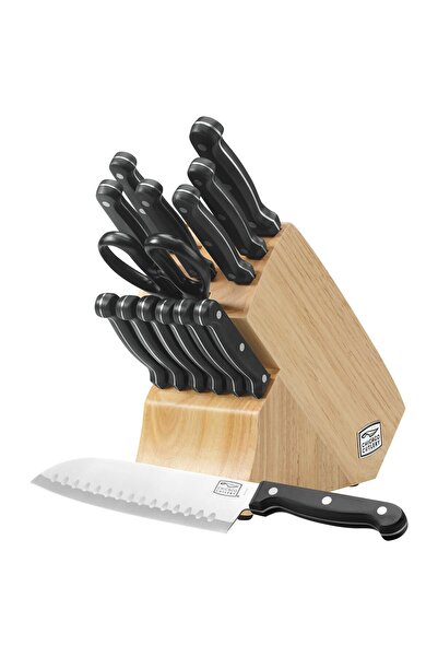 CHICAGO CUTLERY مجموعة أدوات السكاكين الأساسية المكونة من 15 قطعة