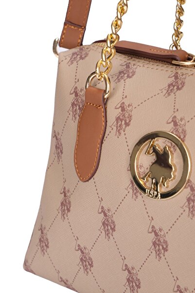 U.S. Polo Assn. Us8701 K.béžová dámská taška přes rameno