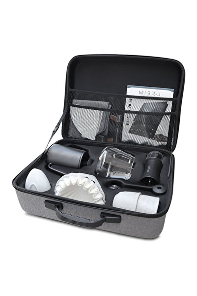 MIBRU V60 Coffee Drip G2 travel set for drip 14 in 1 from Gray