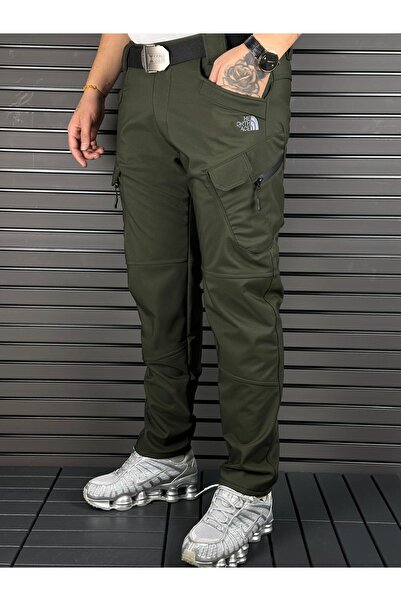 Genel Markalar Taktikal Outdoor Kargocep cargocep Içipolarlı 7cepli Softjel Sıvı Ve Rüzgar Geçirmez Kışlık pantolon