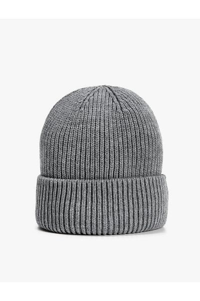 Koton Basic Knitted Beret with Folding Detail