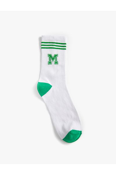 Koton College Socket Socks Processing Detailed
