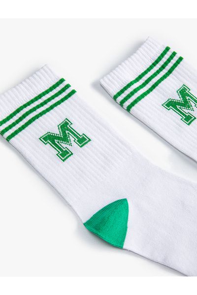Koton College Socket Socks Processing Detailed