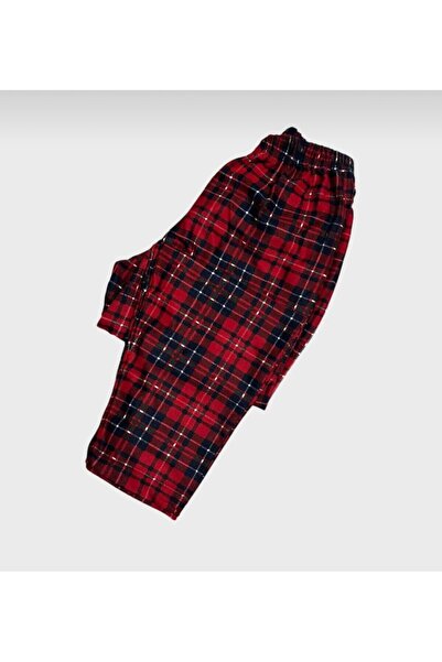 Modella Life Kids Miosse Kids Girl's Cotton Suede Red Plaid Print Shirt Collar Button-Down Long Sleeve Pajamas