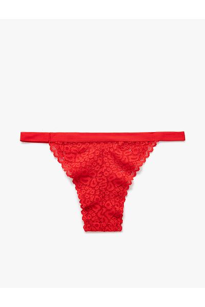 Koton Panties Lace Brazilian Floral Figured