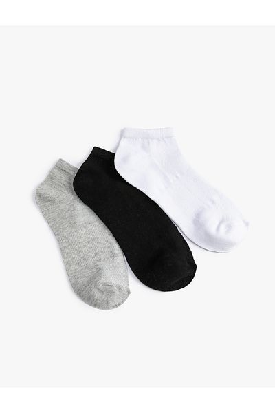 Koton Set of 3 Colorful Booties Socks