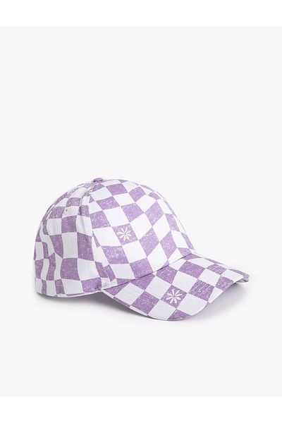 Koton Cap Hat - Checkered Design