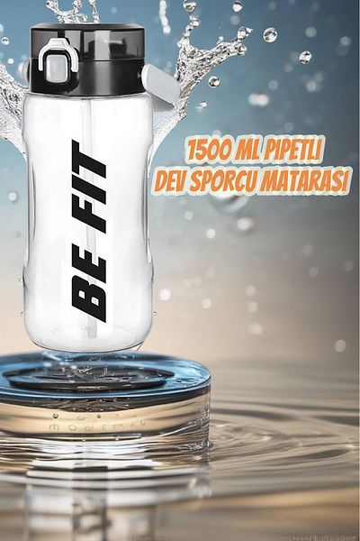 MEDUSHOP Watermode 1500 ml Giant Sports Water Bottle. At Home/School/Work