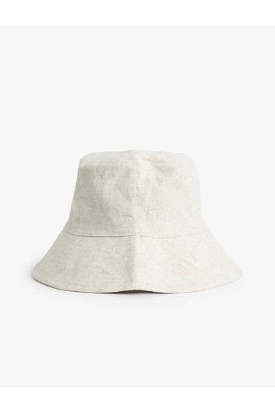 Koton Linen Blended Bucket Hat