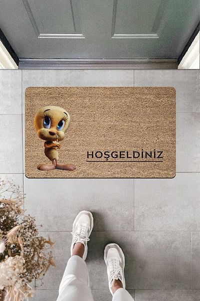 Dormot Home High Quality Digital Printing Twety Welcome Door Front Mat