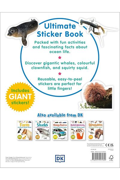 Dorling Kindersley Ocean Ultimate Sticker Book