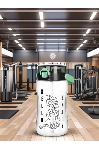 MEDUSHOP زجاجة مياه رياضية عملاقة سعة 1500 مل من Watermode. في المنزل/المدرسة/العمل
