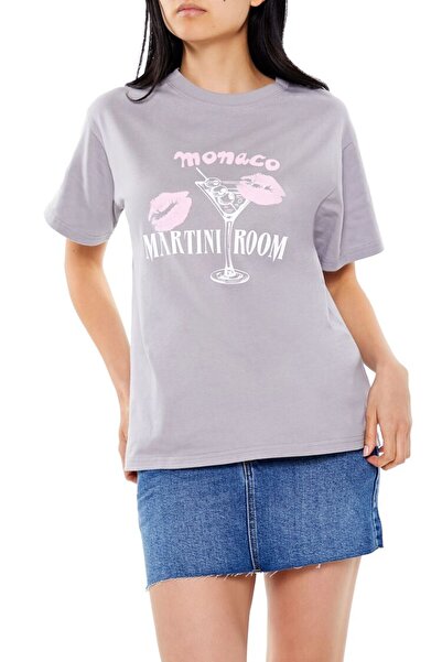 Forever 21 Martini Room Baskılı Tişört