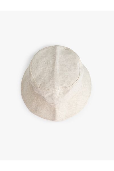 Koton Linen Blended Bucket Hat