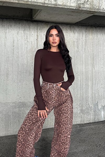 New Now Μακρυμάνικο κορμάκι από ύφασμα Modal