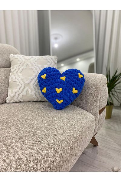 Home Heart Patterned Romantic Pillow - Loving Special Daily Decorative