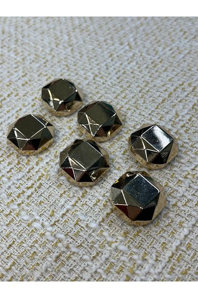 ODDA TASARIM ATÖLYESİ Square Crystal Design Half Bomble Ithal 23 mm Ithal Bomble