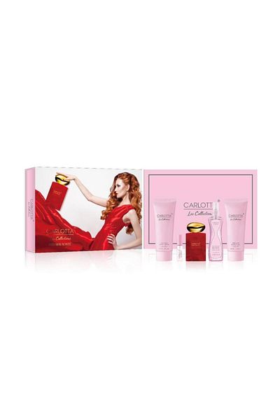 BRONZENET Carlotta Rouge Malachite 5 Piece Gift Set for Women.