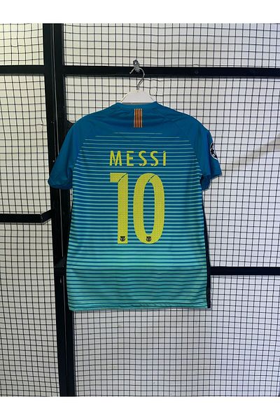Lion Spor Barcelona Number 10 Messi Legend - Ποδοσφαιρική φανέλα ενηλίκων vs