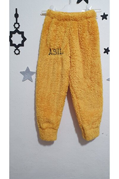 asiltr ASİL TREND peluş welsoft  unisex çocuk pantolon  3-4/4-5/5-6/6-7/8-9 YAŞ