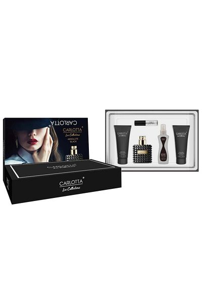 BRONZENET Carlotta Absolute Black 5 Piece Gift Set for Women