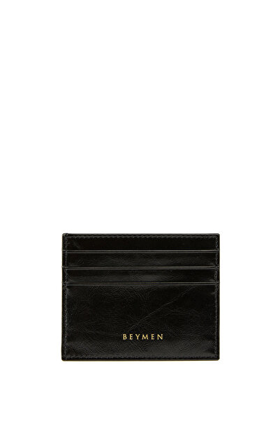 Beymen Collection Classic Siyah Kadın Deri Kartlık