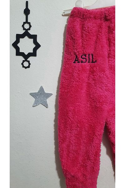 asiltr Noble Trend Plush Welsoft Unisex Children's Pants 3-9 Years