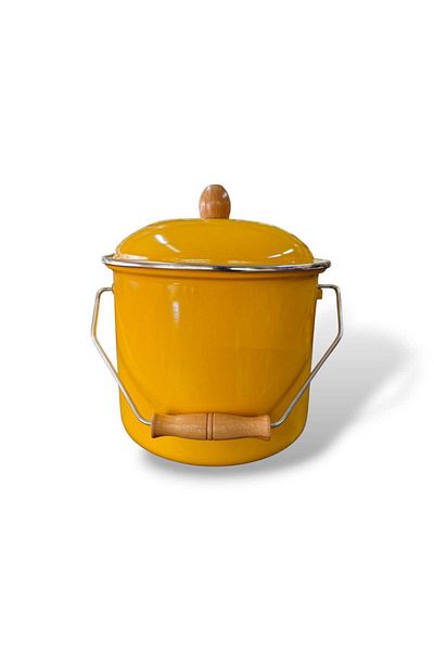 ALEV EMAYE Enameled Copper Yellow (22 cm - 5 Liters)