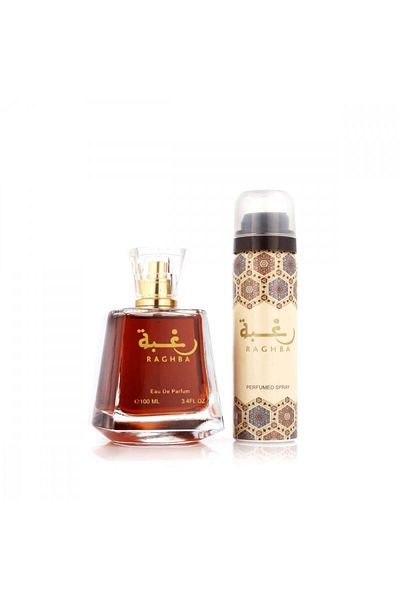 lattafa Raghba Perfume by Lattafa for Unisex Eau de Parfum 100ml - Deodorant Gift