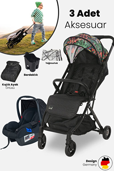 LORELLİ Lorelli Myla Kabin Boy & Travel Set Bebek Arabası - Tropical Flowers