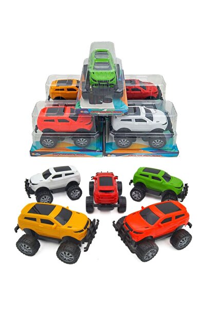 mavi su dünyası Sürtmeli Vakumlu Kutuda Yeşil Renk Jeep - Mavi Su Dünyası