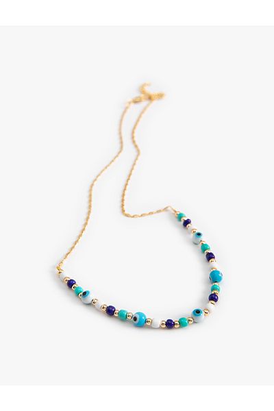 Koton Evil Eye Necklace with Beads