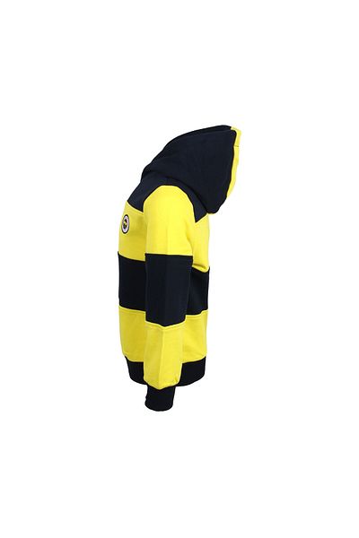 Fenerium Fenerbahçe Tribüne Gelb Marineblau gestreiftes Herren Sweatshirt