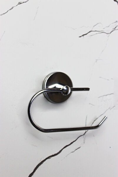 HIMYHOME Krom Tuvalet Kağıtlığı Açık Wc Kağıtlık Kapaksız Banyo Tuvalet Kağıd...