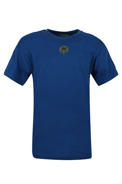 Fenerium Herren T-Shirt in Übergröße mit Fenerbahçe Tribünen-Logo in Marineblau