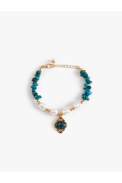 Koton Bead Detailed Rhinestone Bracelet