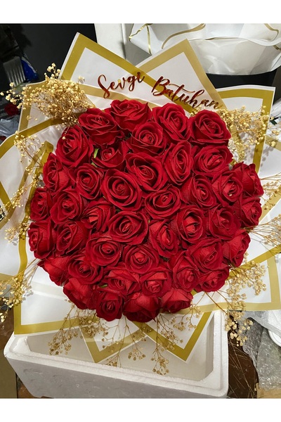 cloudhome Kız Isteme Çiçeği 61 Gül Buketi Renk Değişikliği Yapılır