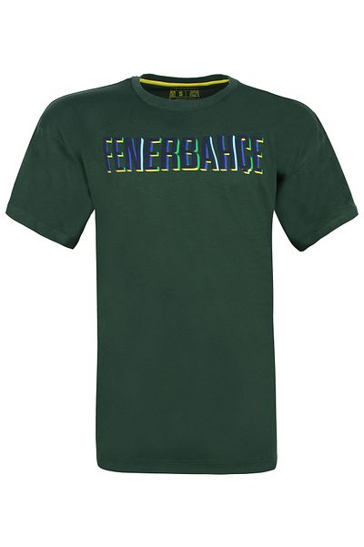 Fenerium Fenerbahçe Grün Tribüne Hohe Form Herren T-Shirt in Übergröße