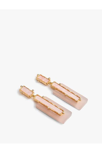 Koton Geometric Earrings Dangle Plastic